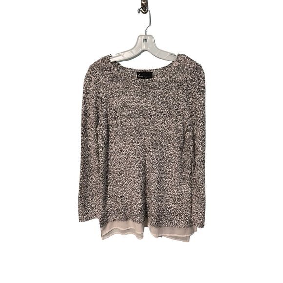 Lane Bryant Sweaters - Lane Bryant Gray Long Sleeve Pull Over Lightweight Seater Size 14